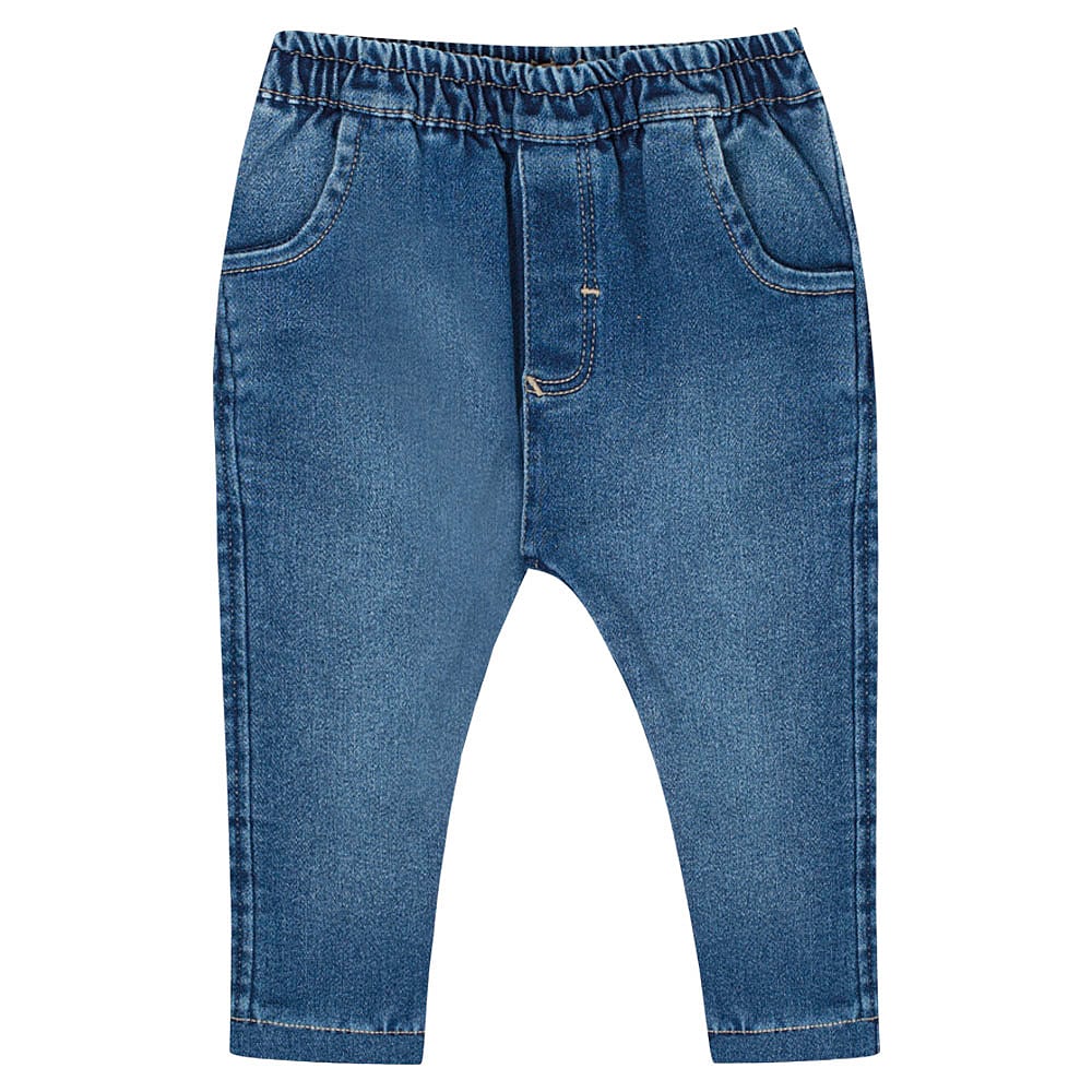Calça Bebe Menino - Azul - 52666-1125