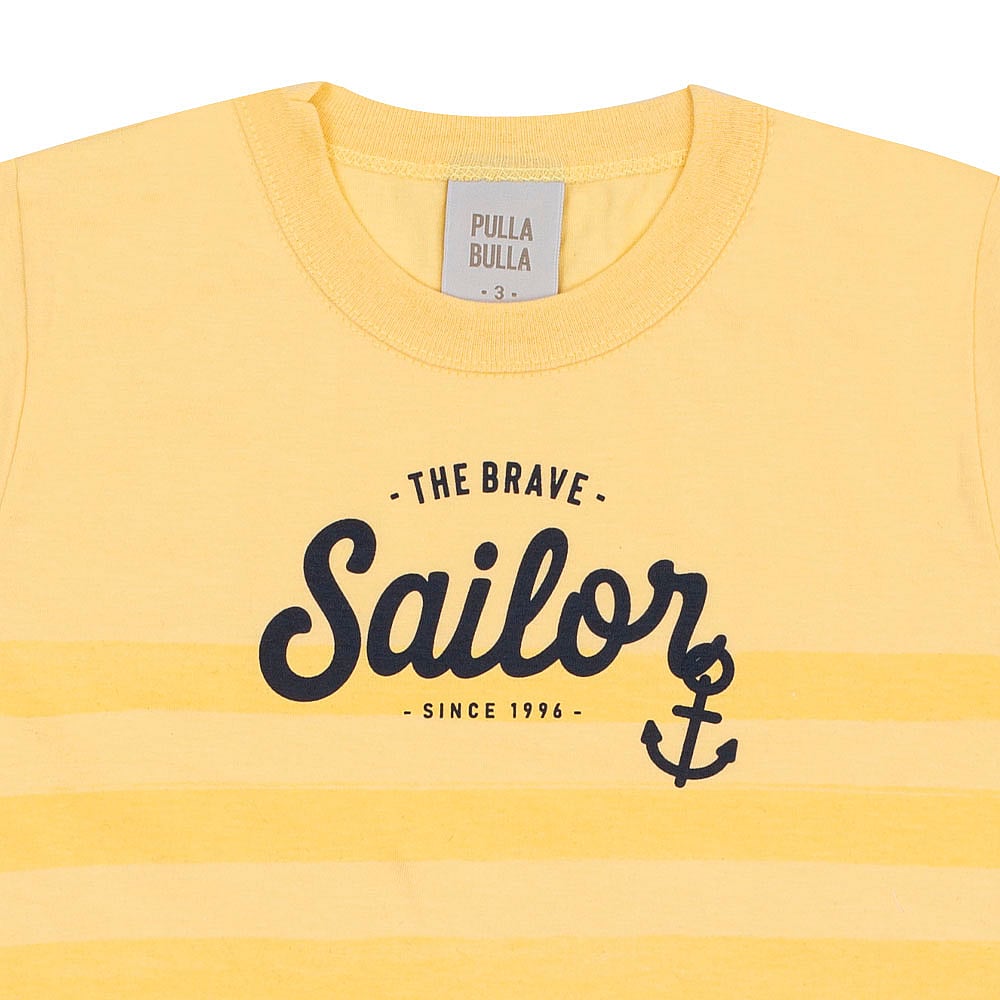 Conjunto Amarelo Primeiros Passos Pulla Bulla Menino - 53372-1346