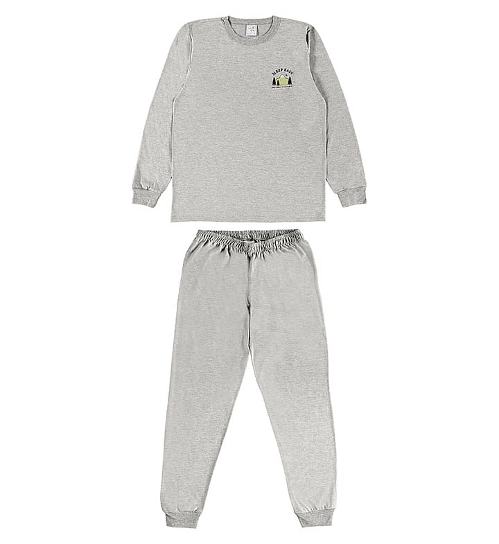 Pijama Cinza Juvenil Pulla Bulla Menino - 200982-567