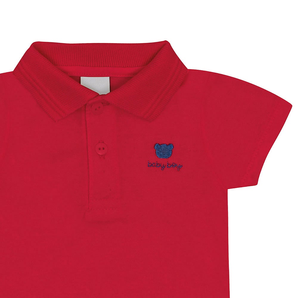Conjunto Bebê Menino - Vermelho - 52171-65