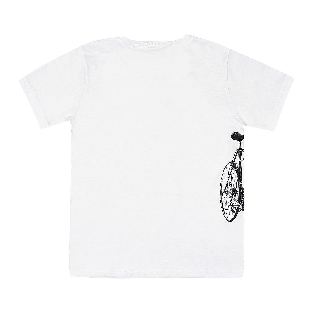 Camiseta Infantil Menino - Branco - 49355-3