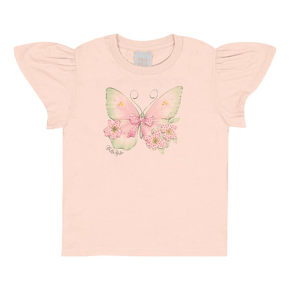 Blusa Rosa Infantil Pulla Bulla Menina - 53402-1298