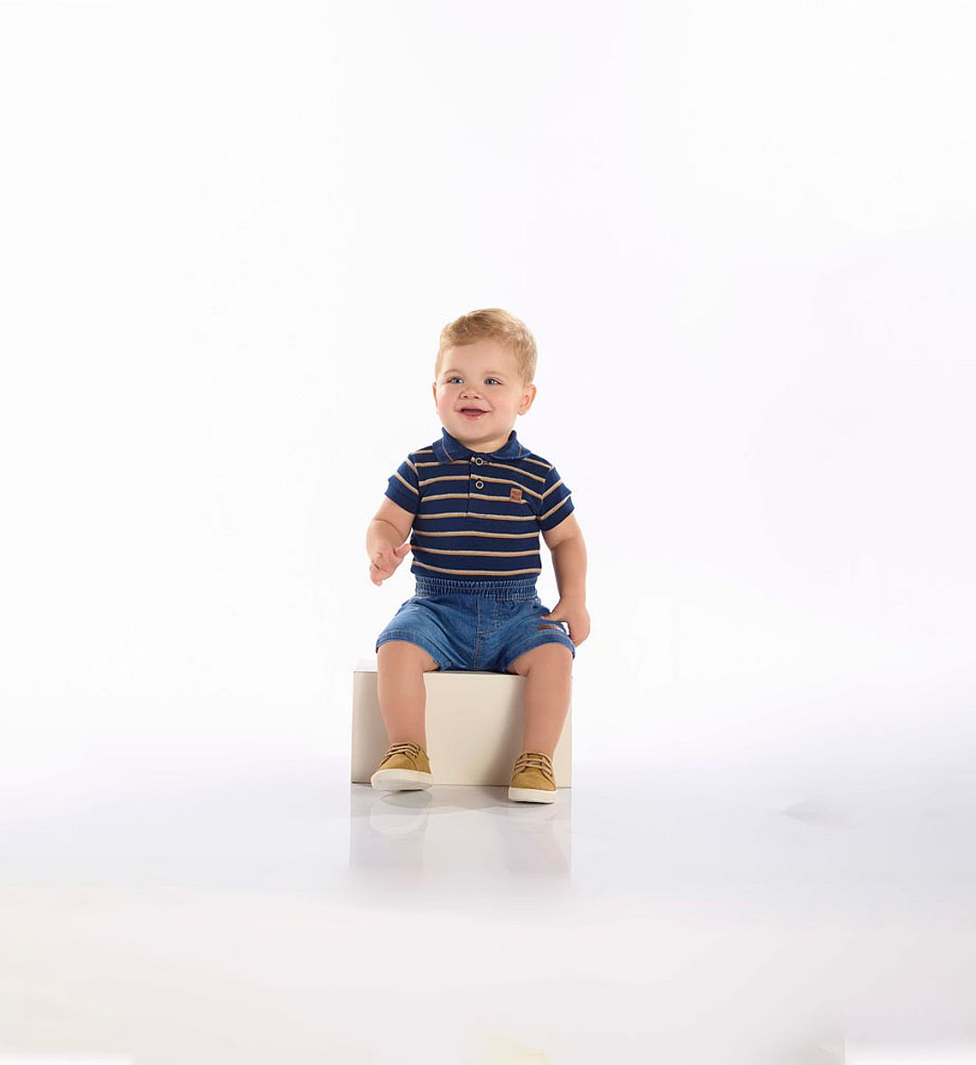 Body Bebê Menino - Marinho - 52153-56