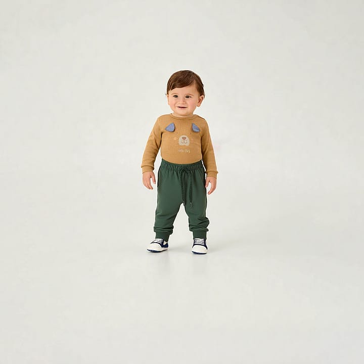 Calça Verde Bebe Pulla Bulla Menino - 55165-356
