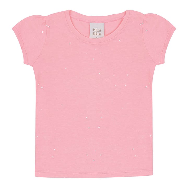Blusa Rosa Primeiros Passos Pulla Bulla Menina - 53305-1358