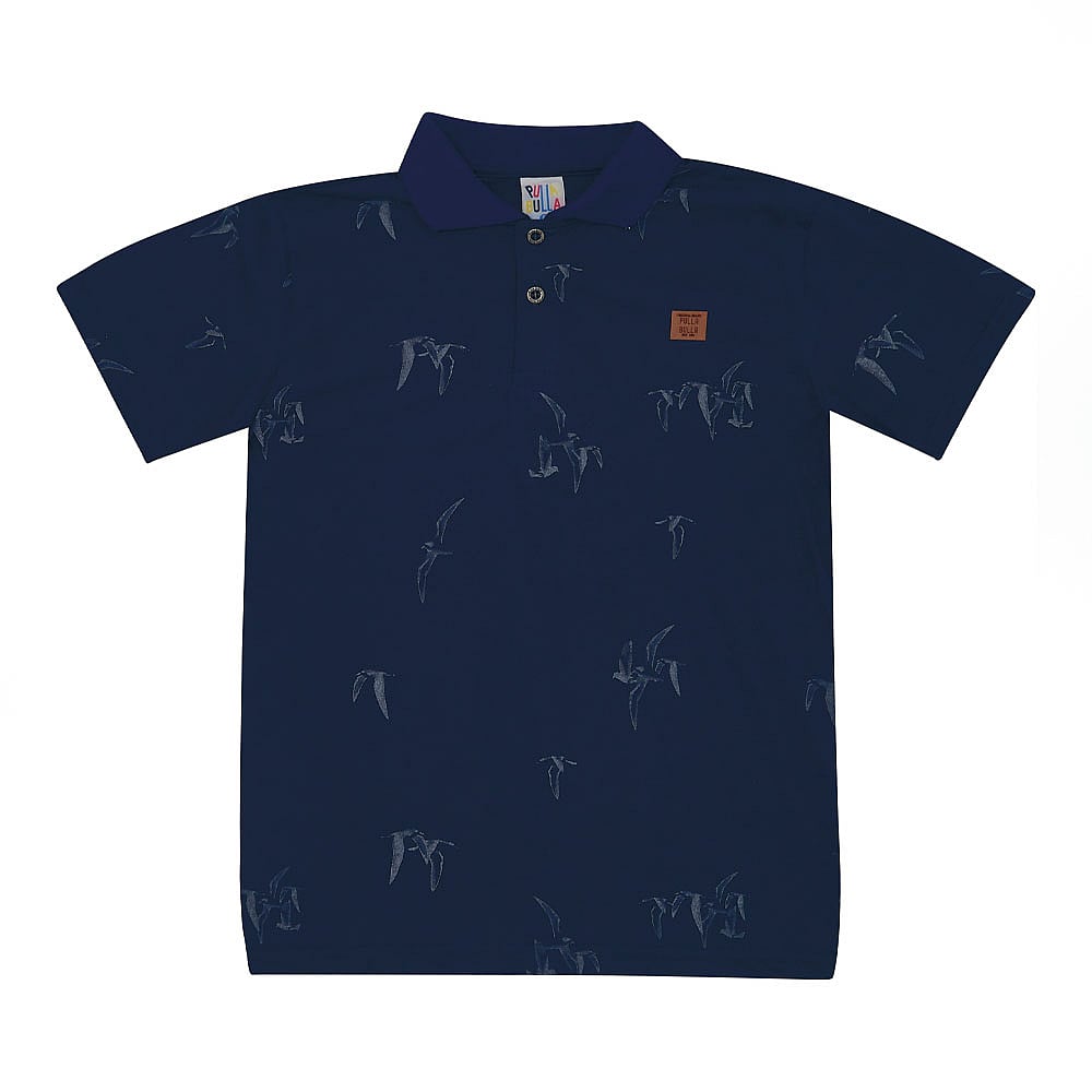 Polo Infantil Menino - Marinho - 49359-58