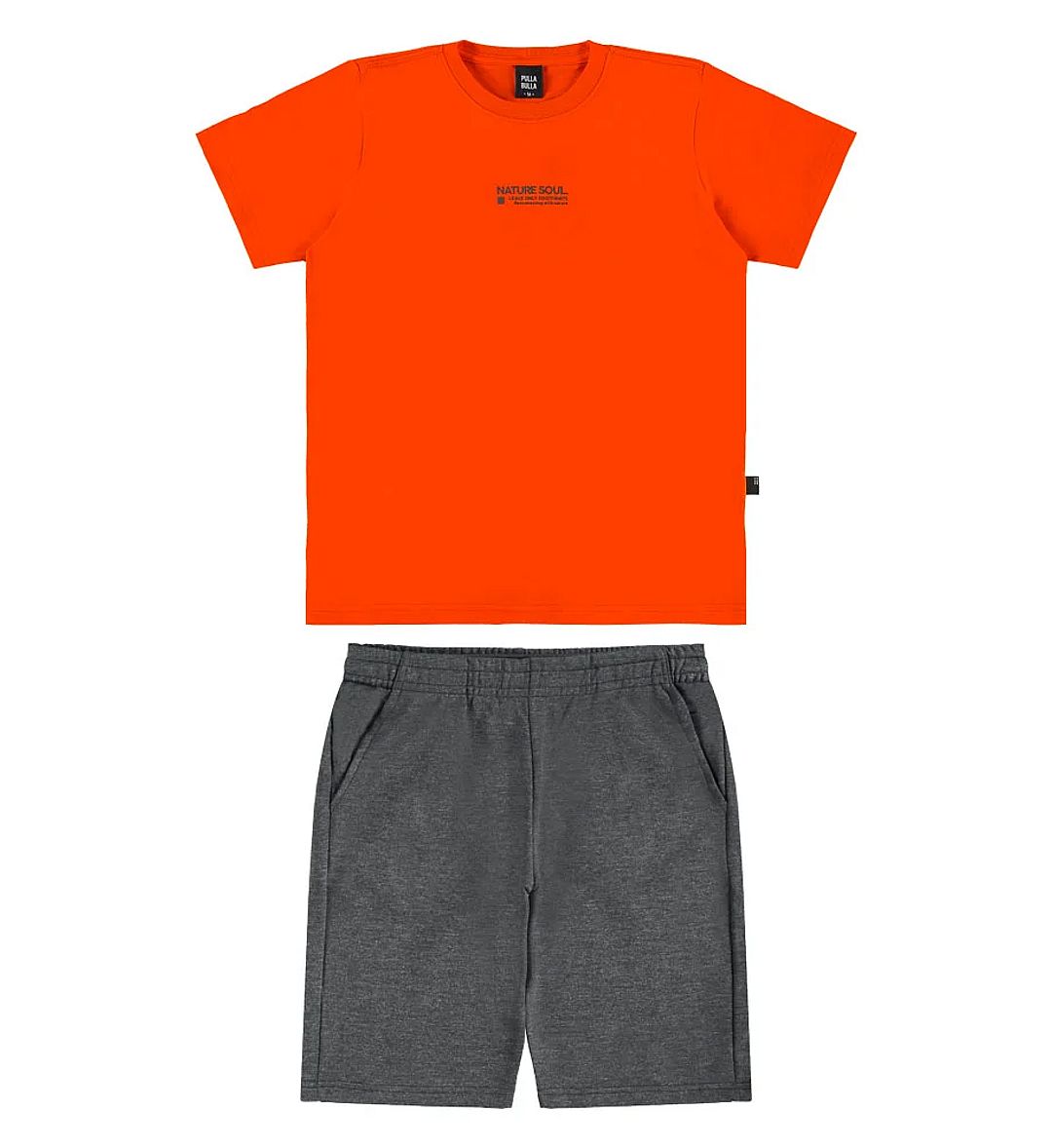 Conjunto Laranja Juvenil Pulla Bulla Menino - 55869-1486