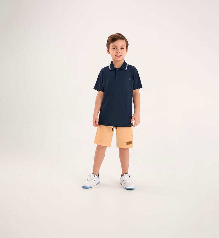 Bermuda Laranja Infantil Pulla Bulla Menino - 53863-1292