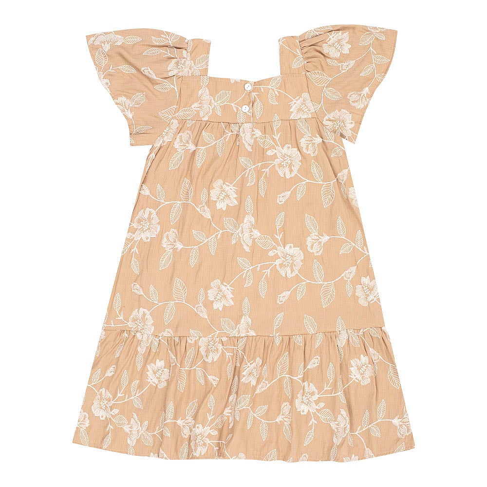 Vestido Marrom Infantil Pulla Bulla Menina - 53423-1343