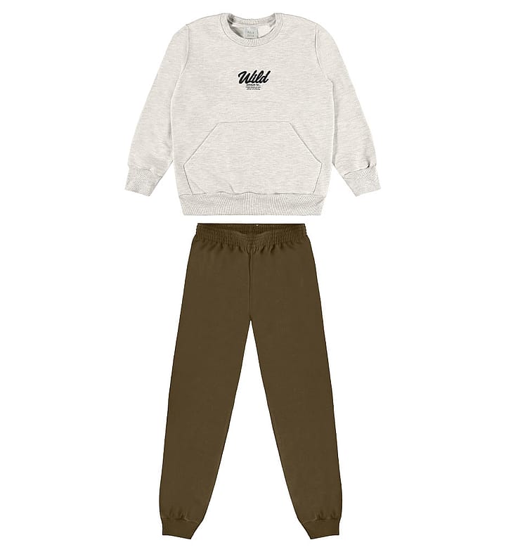 Conjunto Mescla Infantil Pulla Bulla Menino - 55375-60