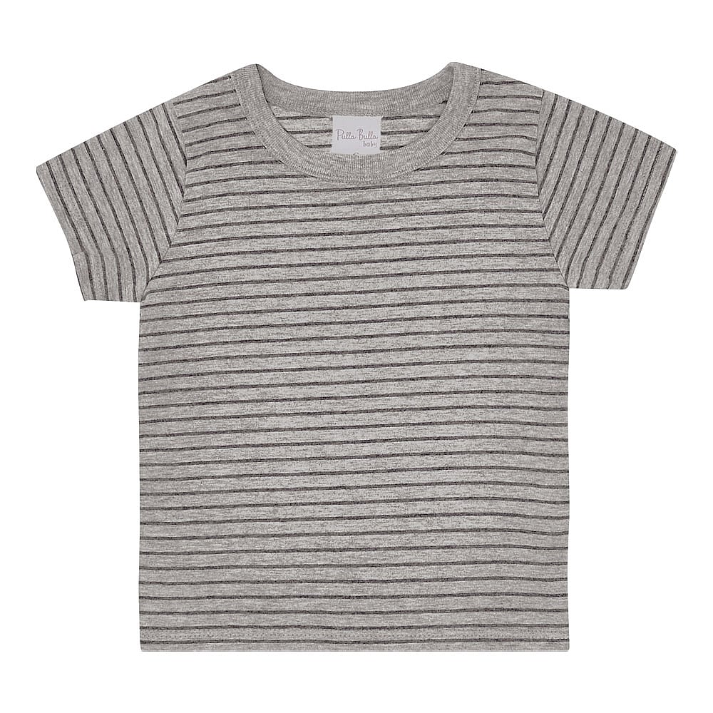 Conjunto Bebê Menino - Listrado Mescla Cinza - 48662-835