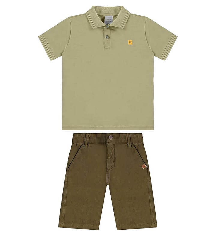 Conjunto Vede Infantil Pulla Bulla Menino - 55785-1482