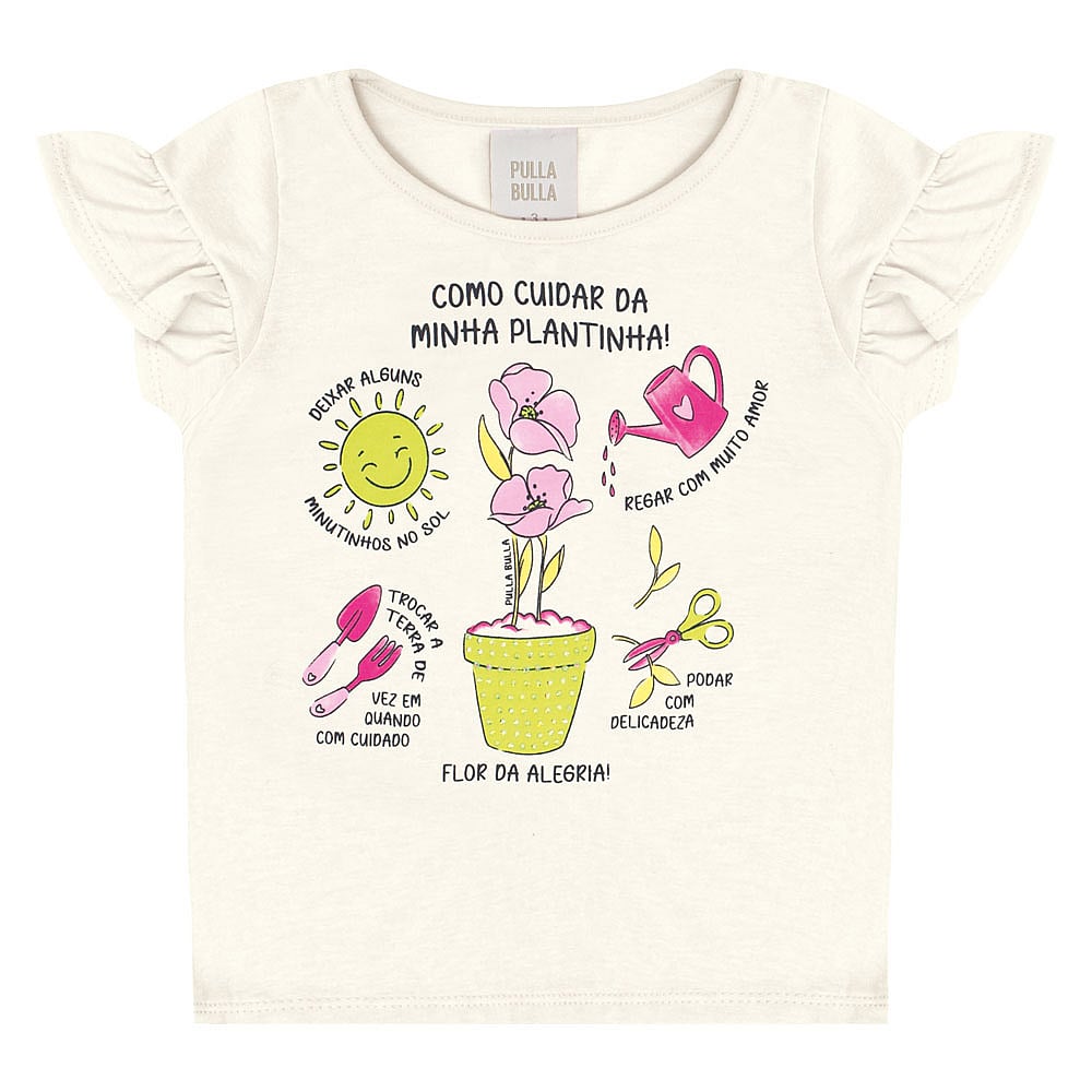 Conjunto Primeiros Passos Menina - Off White - 50628-1271