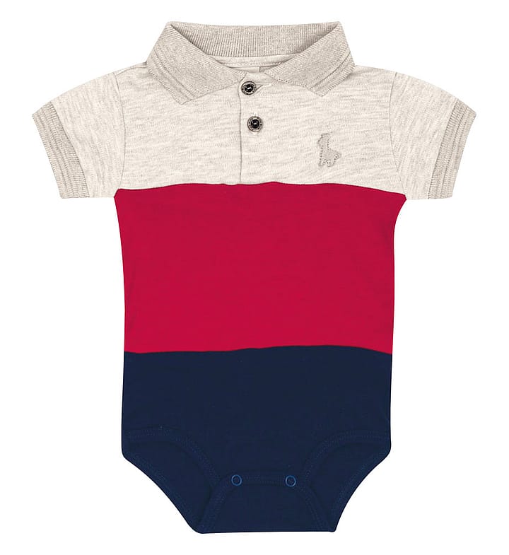 Body Mescla Bebê Pulla Bulla Menino - 53252-60