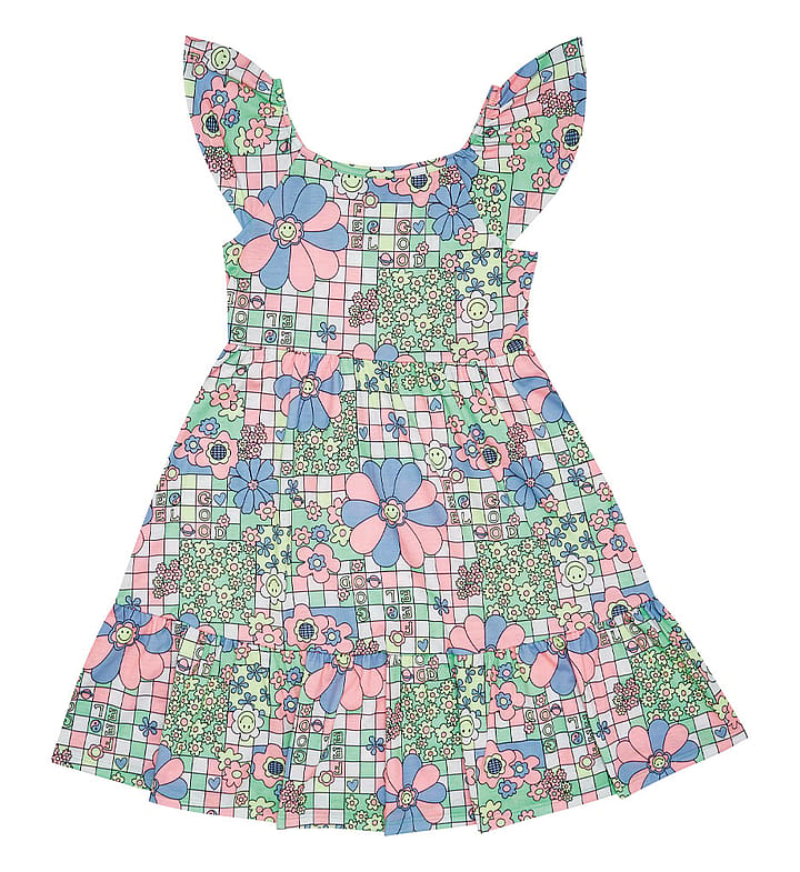 Vestido Infantil Menina - Sublimado Hortência - 48414-1242