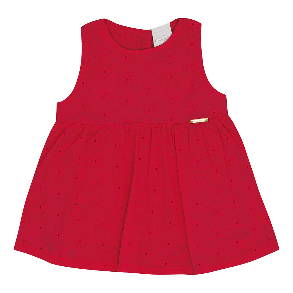 Conjunto Bebê Menina - Vermelho - 52122-65