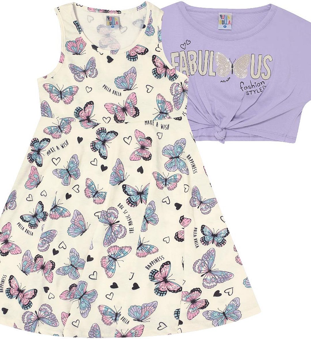 Conjunto Infantil Menina - Lilas - 47820-472