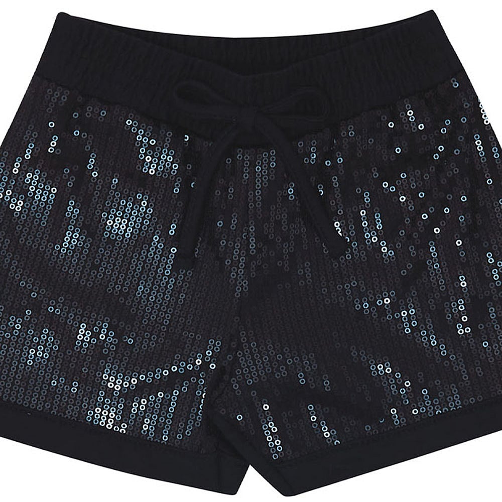 Shorts Primeiros Passos Menina - Preto - 49206-51