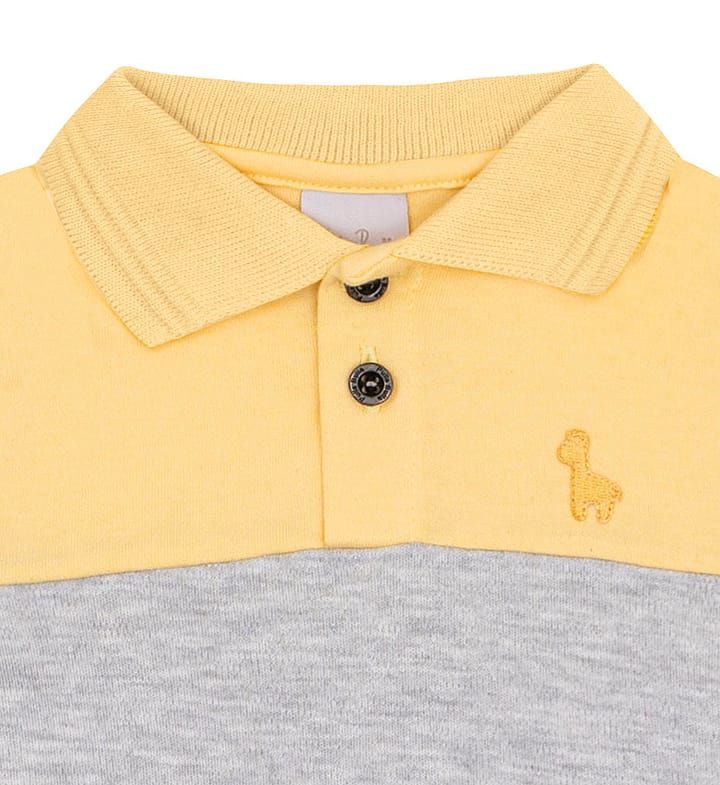 Body Amarelo Bebê Pulla Bulla Menino - 53252-1346