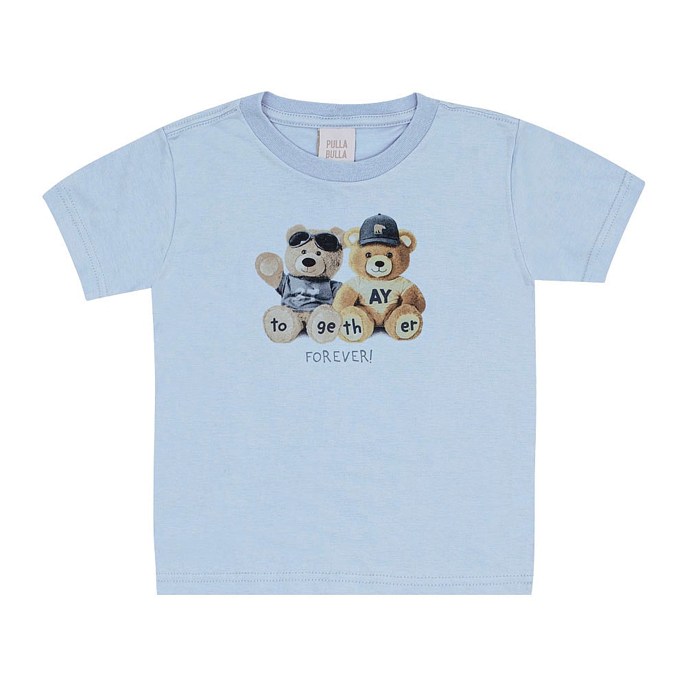Conjunto Azul Primeiros Passos Pulla Bulla Menino - 53376-904