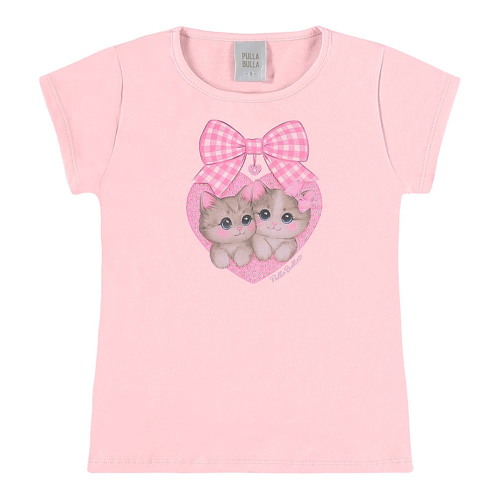 Conjunto Rosa Infantil Pulla Bulla Menina - 55729-1469