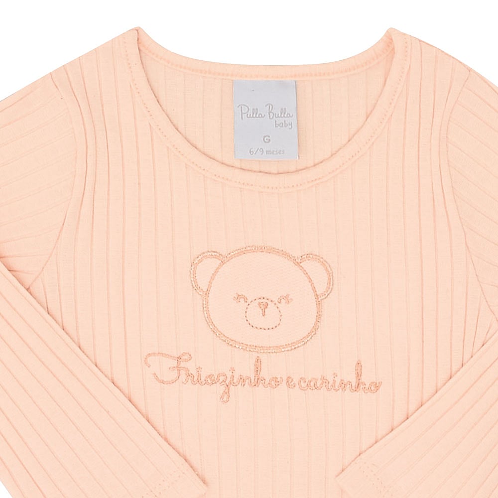 Conjunto Bebê Menina - Rosa Po - 50112-1298