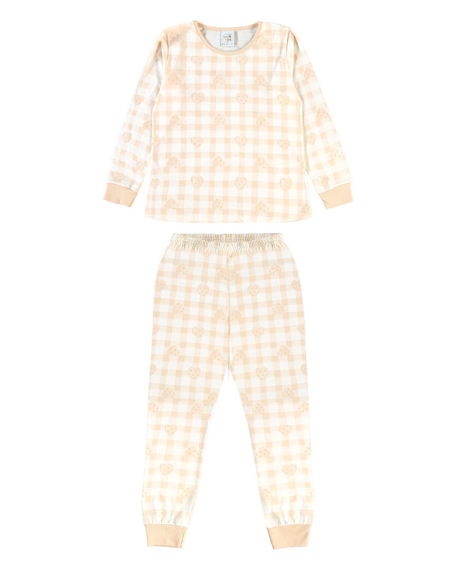 Pijama Bege Infantil Pulla Bulla Menina - 200924-1399