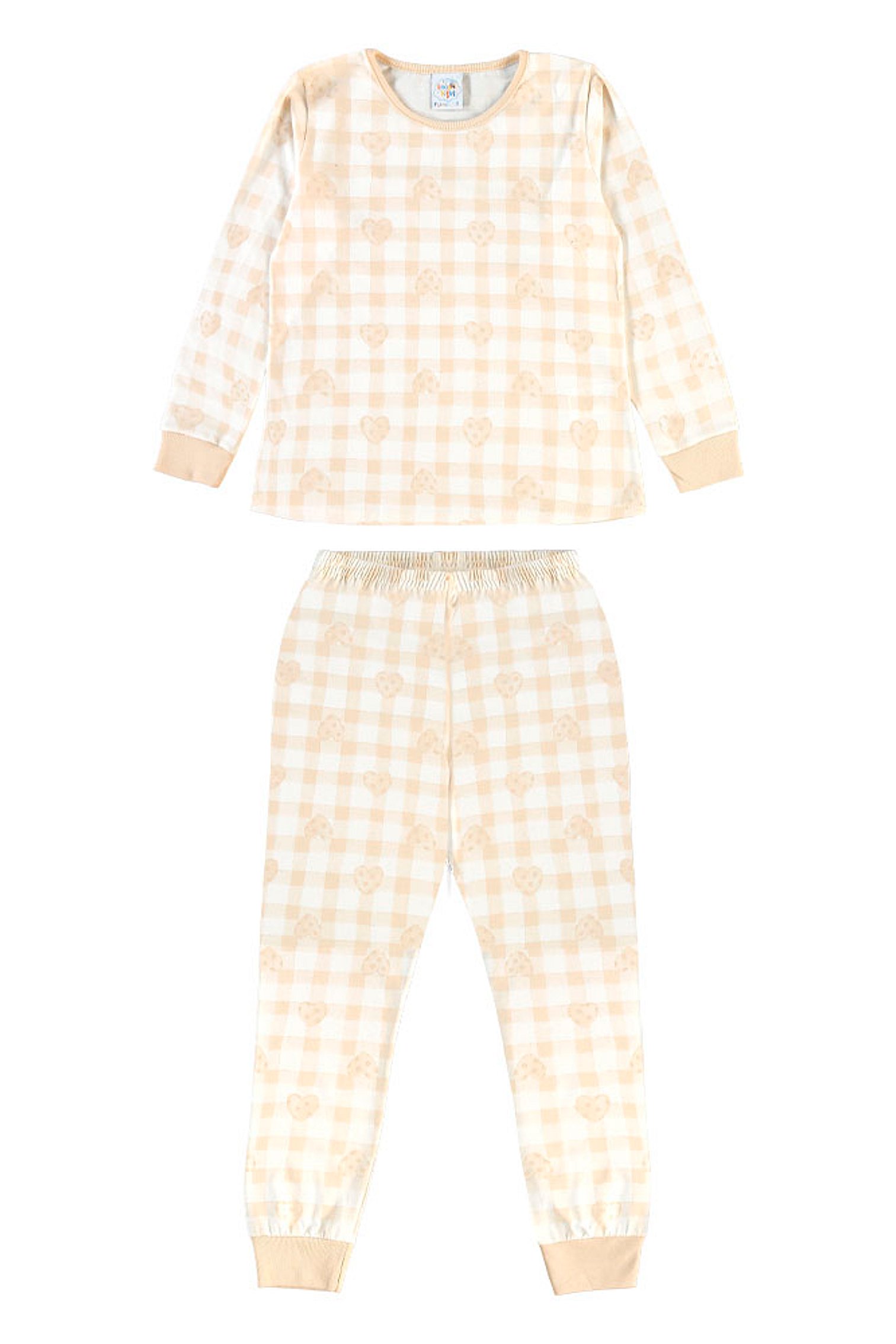 Pijama Bege Infantil Pulla Bulla Menina - 200924-1399