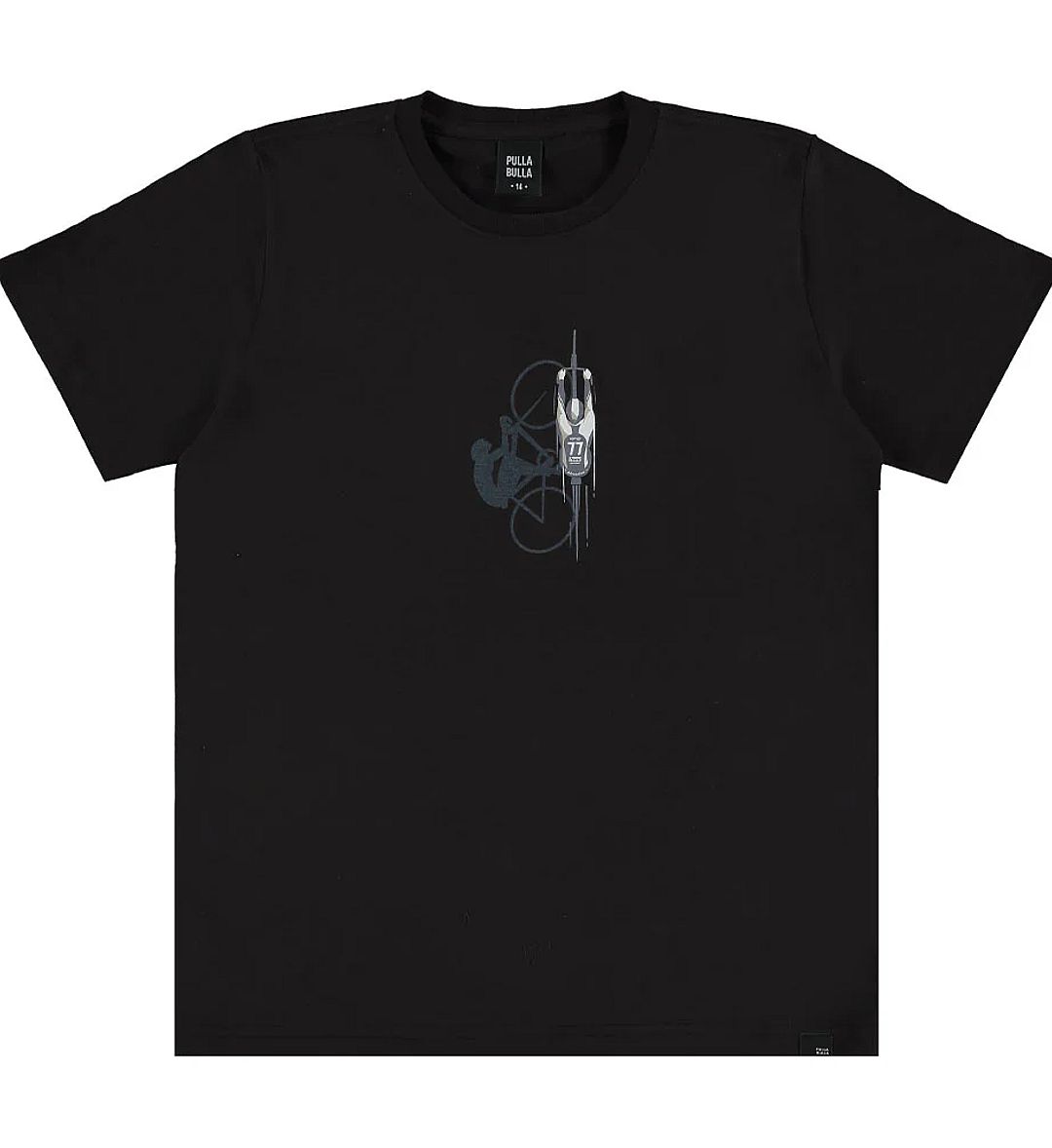 Camiseta Preto Juvenil Pulla Bulla Menino - 55862-51