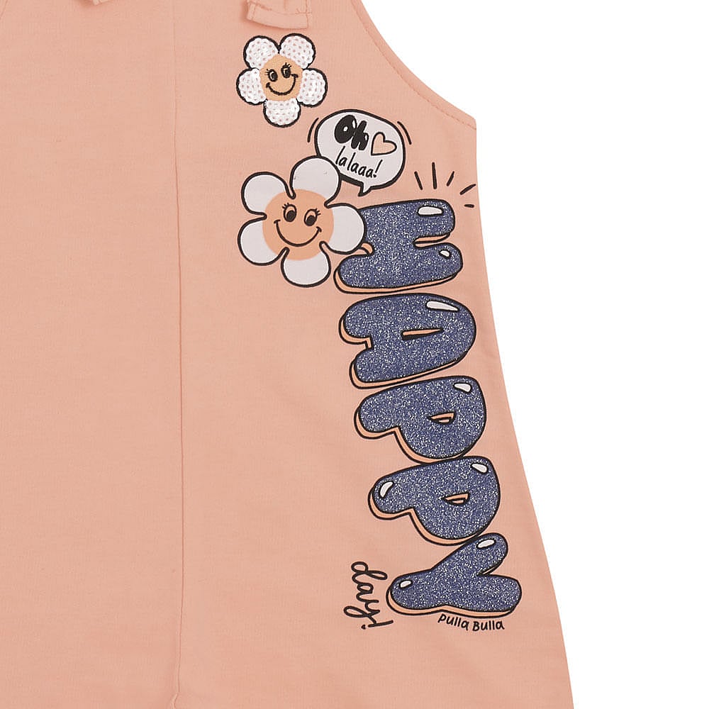Conjunto Primeiros Passos Menina - Laranja Lumi - 47721-1186