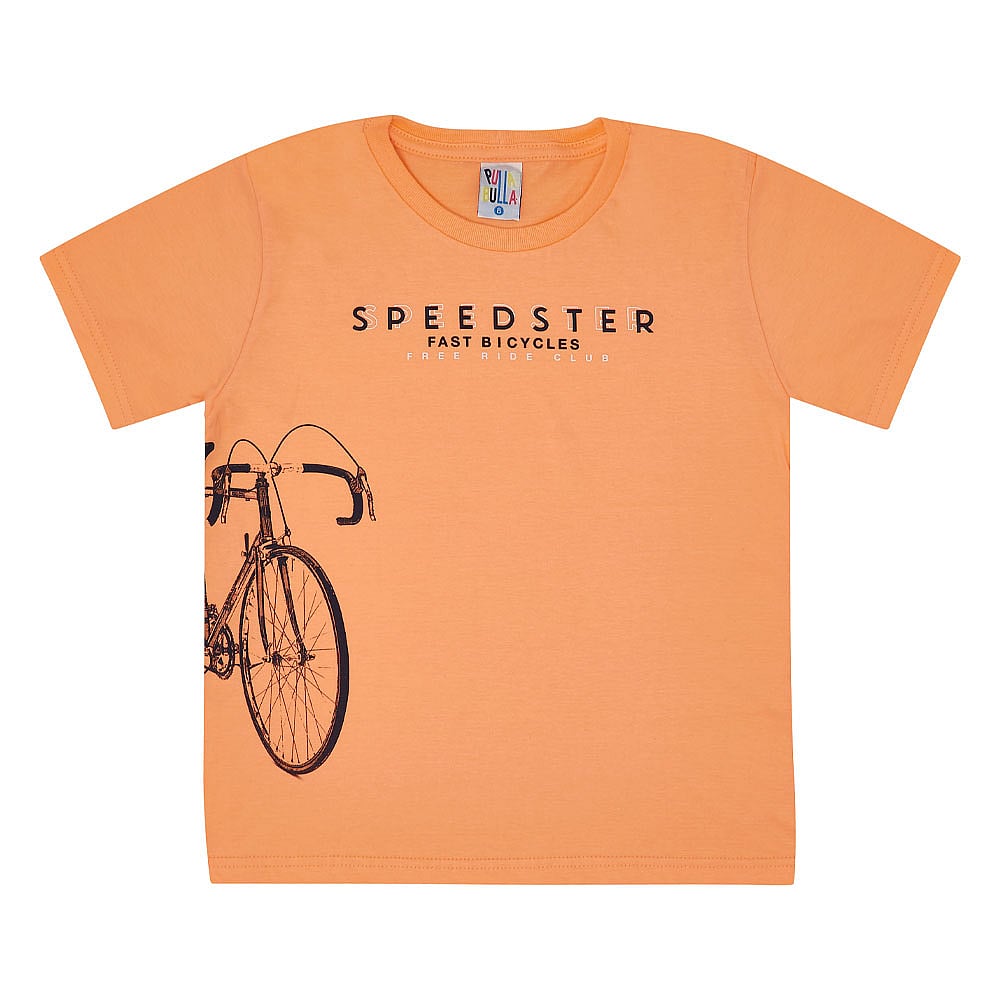 Camiseta Infantil Menino - Laranja - 49355-12