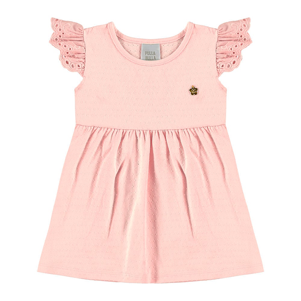 Conjunto Rosa Primeiros Passos Pulla Bulla Menina - 55623-1474