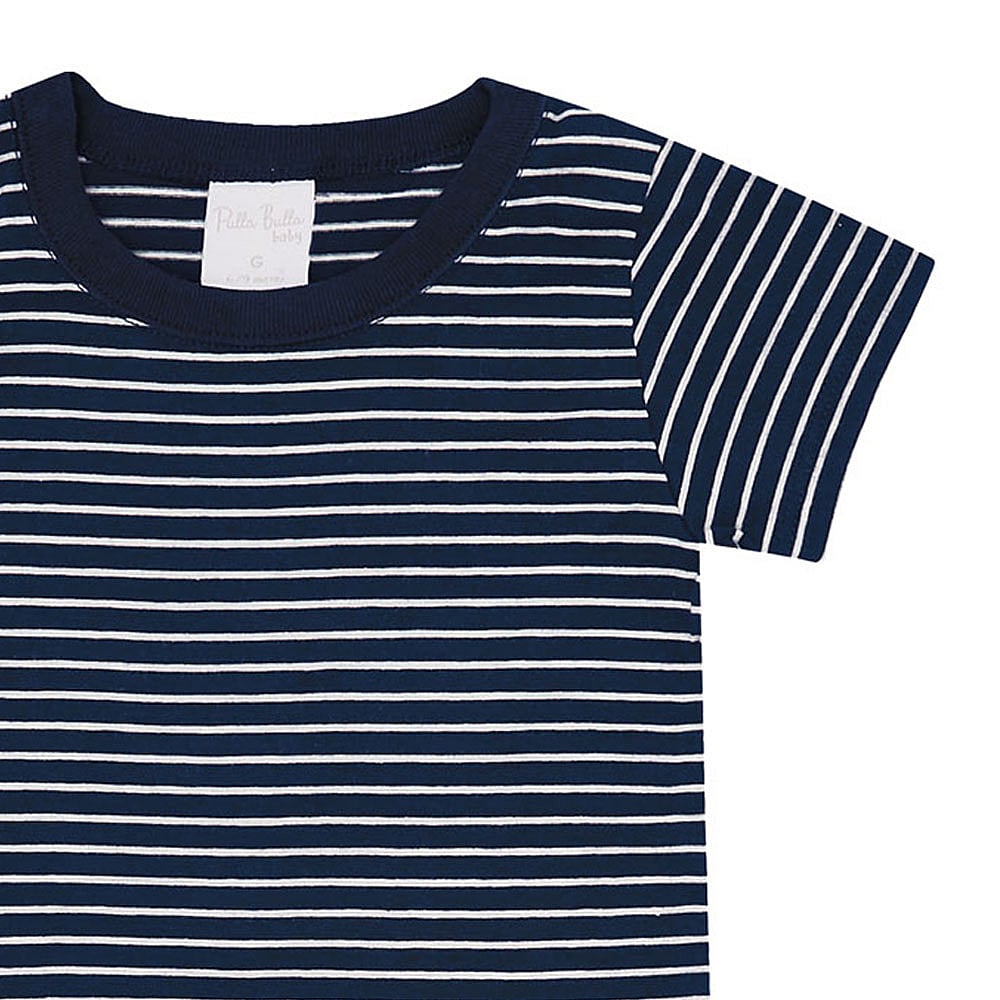 Conjunto Bebê Menino - Listrado Marinho - 48662-56