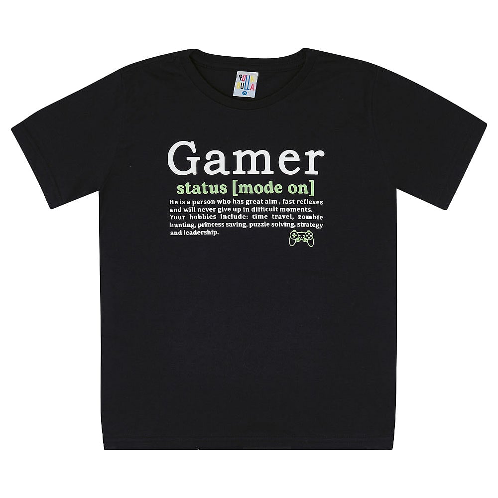 Camiseta Infantil Menino - Preto - 49357-51