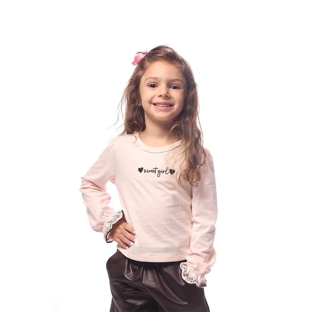 Conjunto Infantil Menina - Rosa Po - 50326-1298