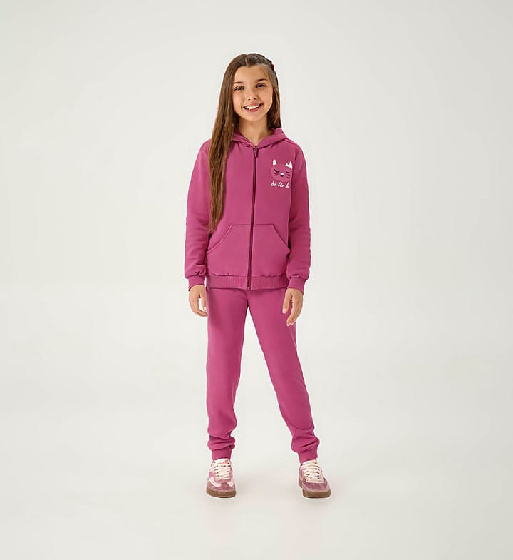 Conjunto Roxo Infantil Pulla Bulla Menina - 55345-1330