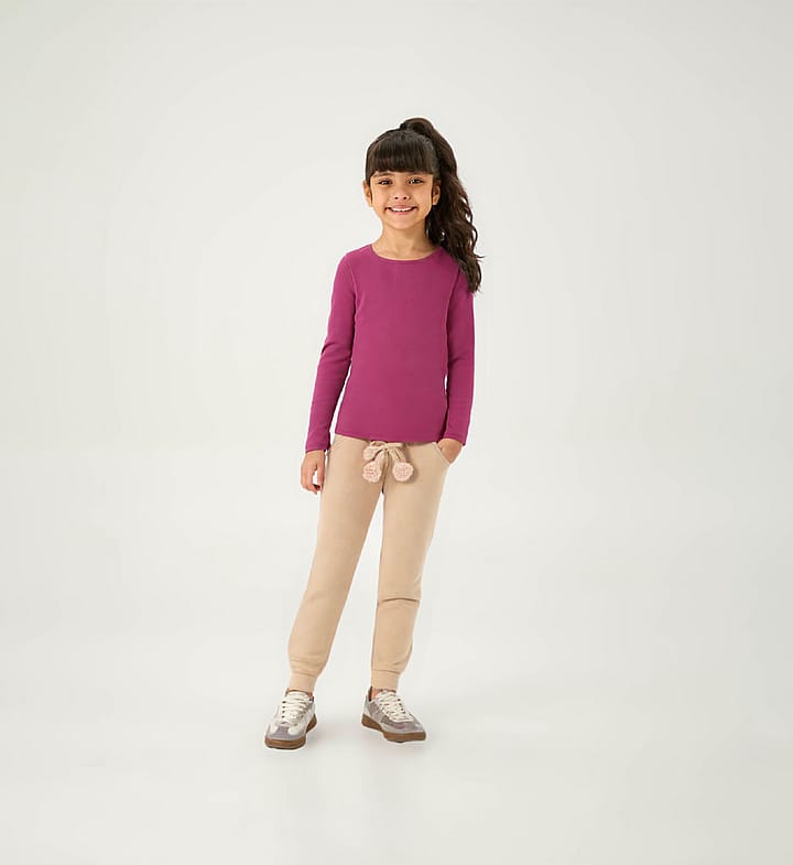 Calça Marrom Infantil Pulla Bulla Menina - 55323-1343