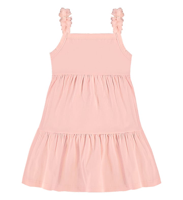 Vestido Rosa Bebe Pulla Bulla Menina - 53609-11