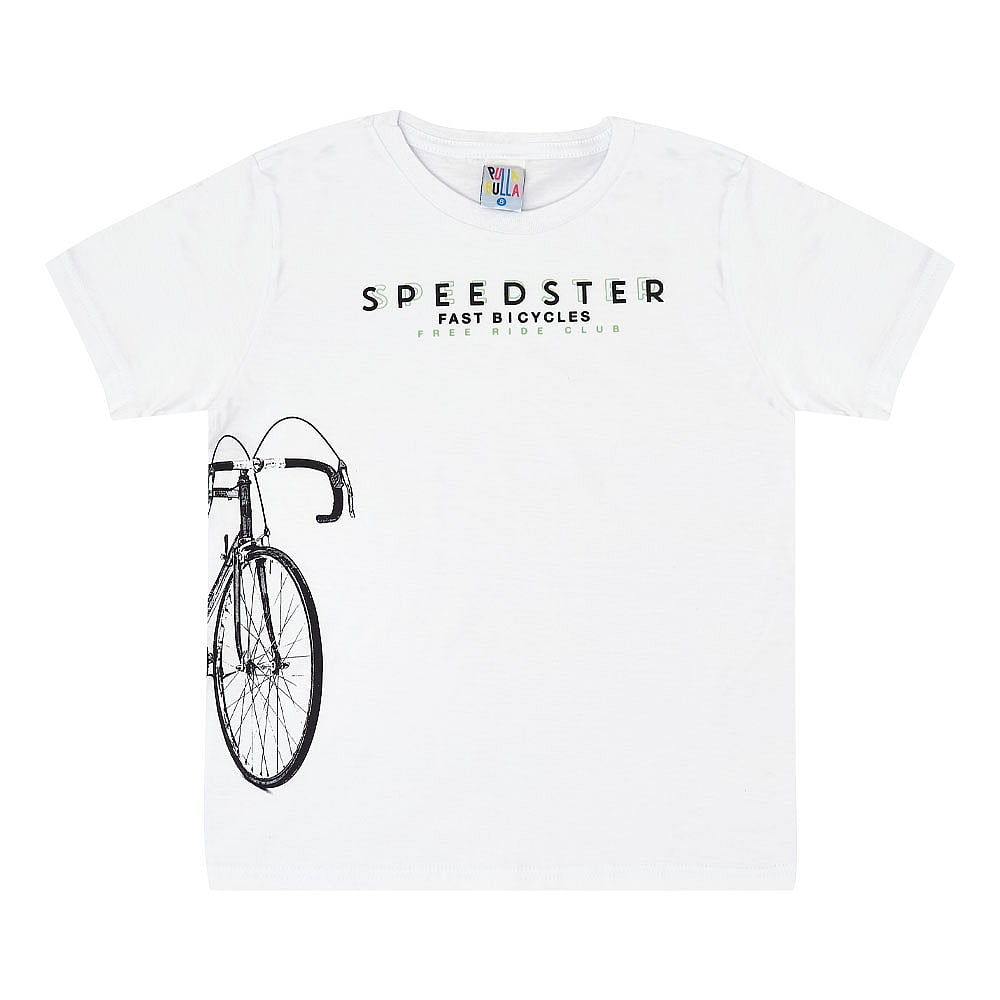 Camiseta Infantil Menino - Branco - 49355-3