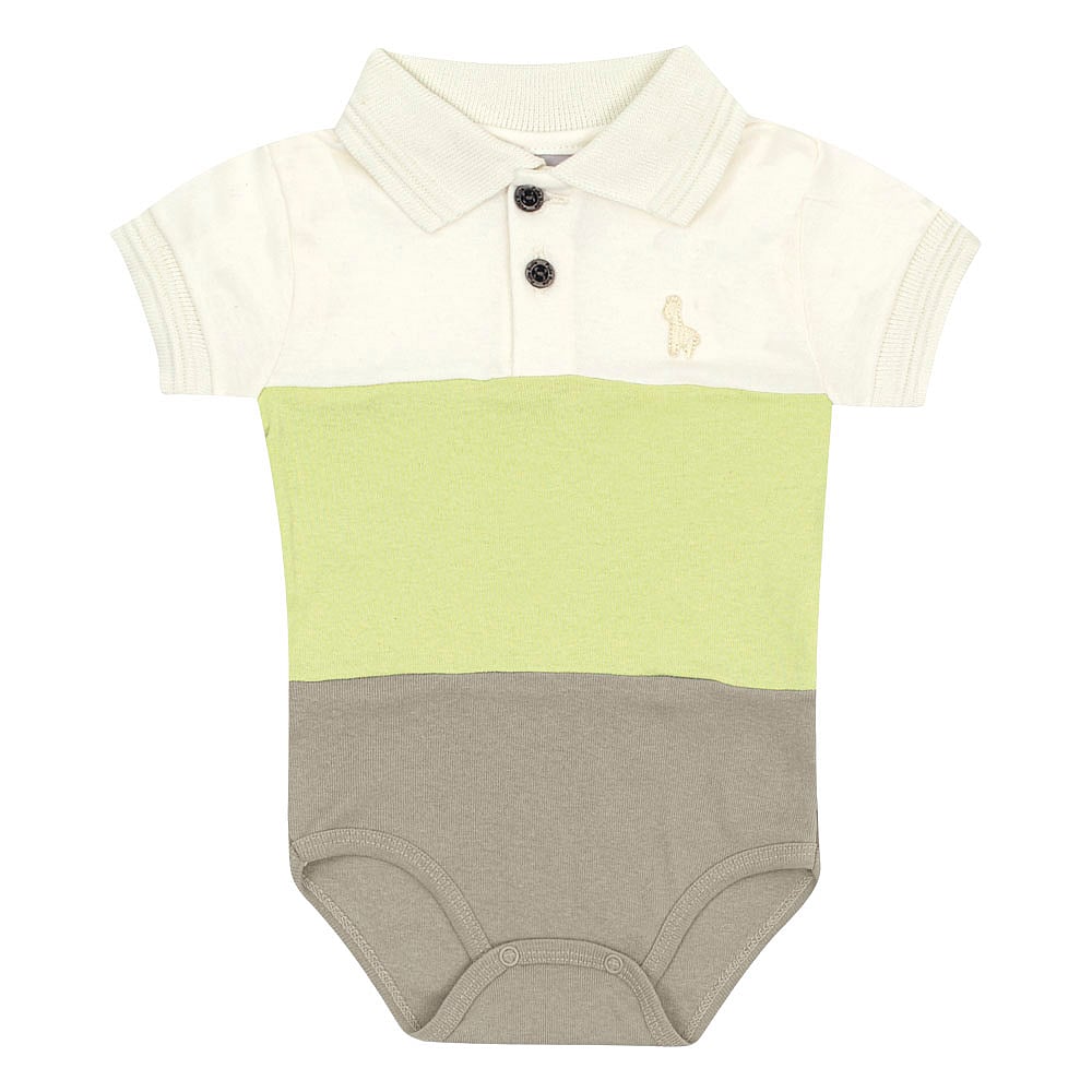 Body Bege Bebê Pulla Bulla Menino - 53252-1271
