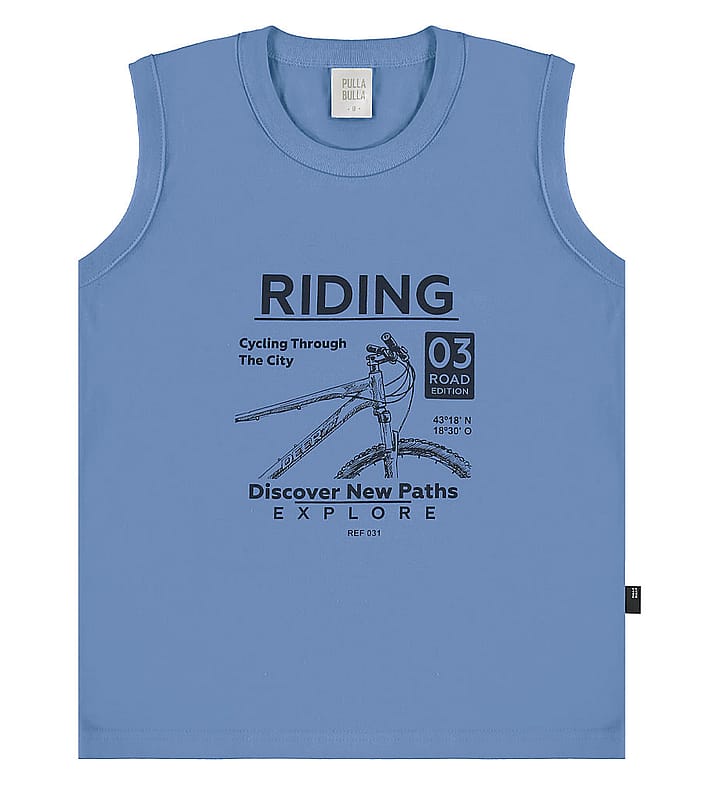 Regata Azul Infantil Pulla Bulla Menino - 53850-1351