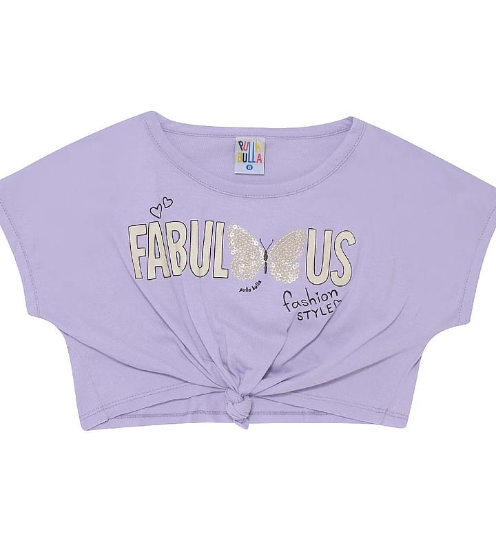 Conjunto Infantil Menina - Lilas - 47820-472