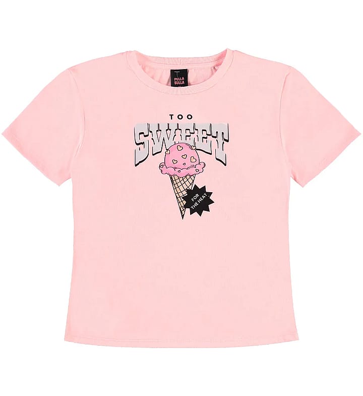 Blusa Rosa Juvenil Pulla Bulla Menina - 55800-1183