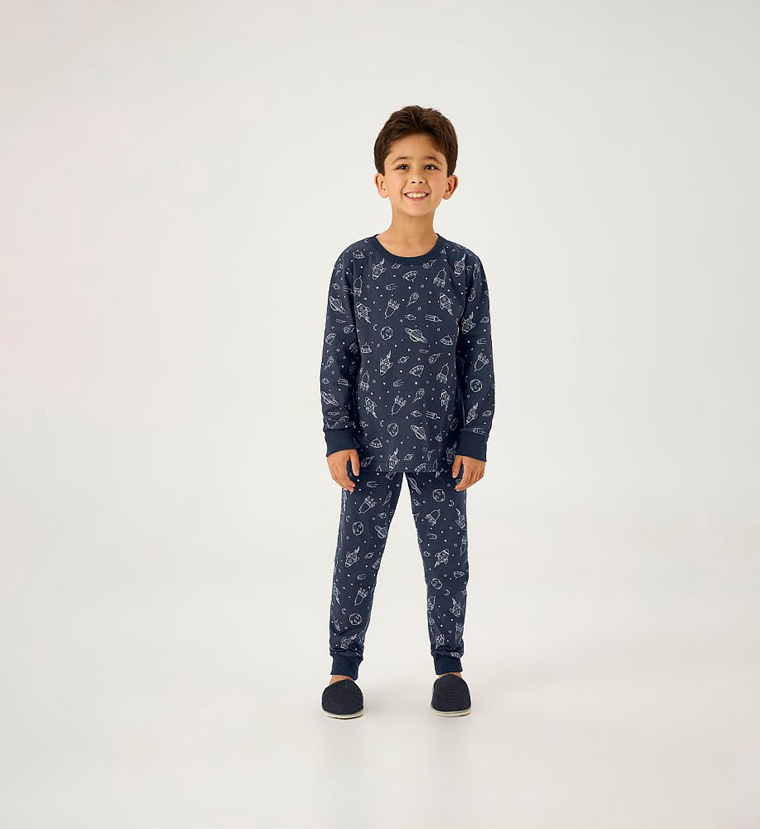 Pijama Marinho Infantil Pulla Bulla Menino - 200973-116