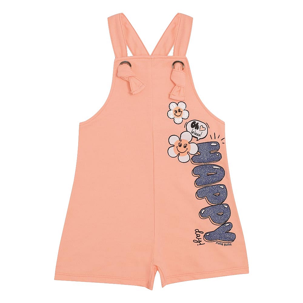 Conjunto Primeiros Passos Menina - Laranja Lumi - 47721-1186