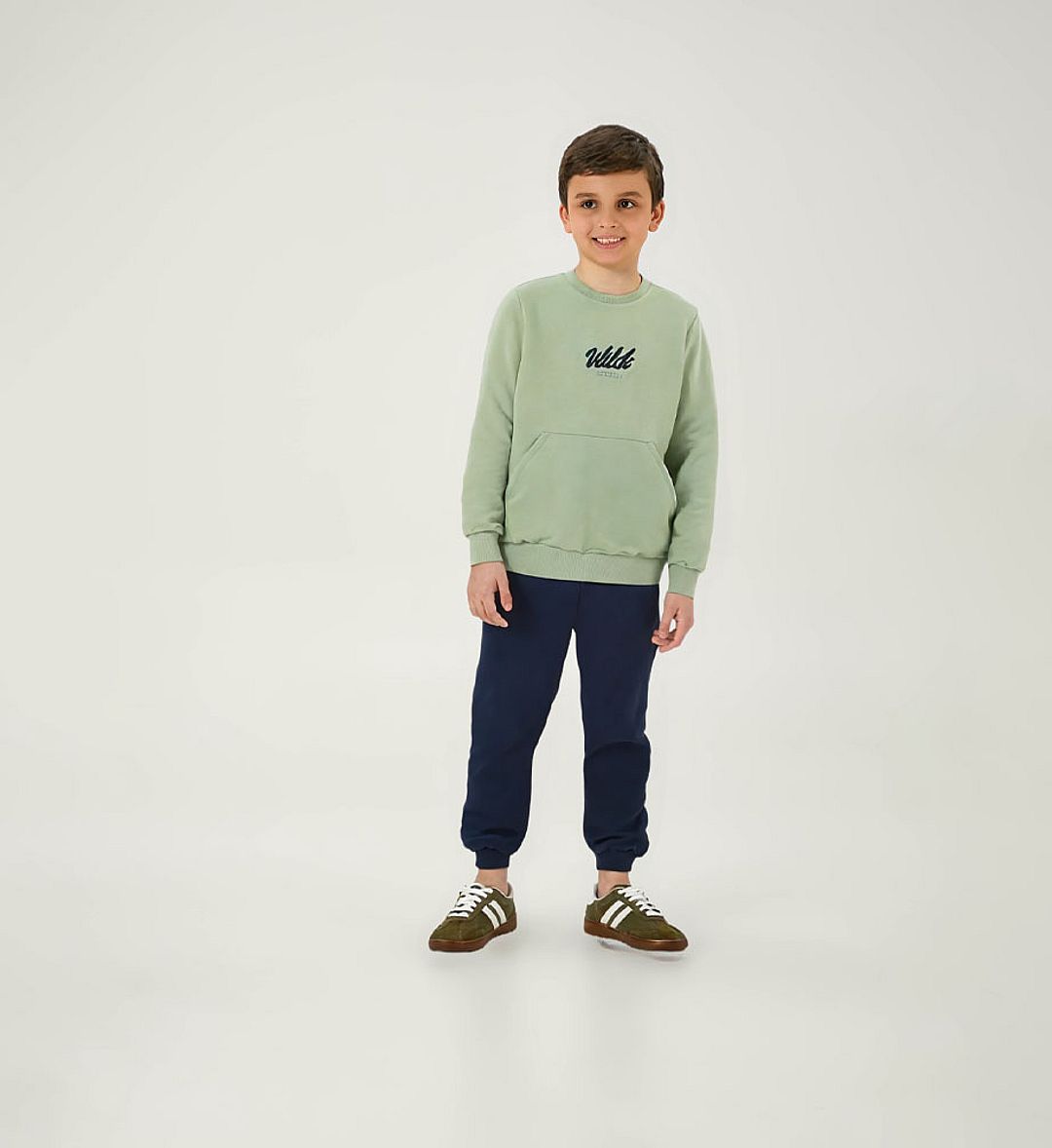 Conjunto Verde Infantil Pulla Bulla Menino - 55375-1395