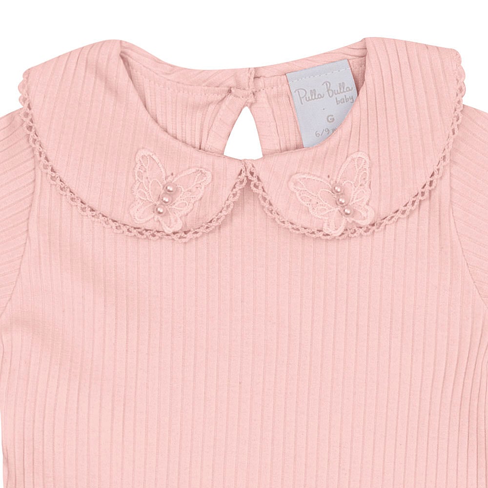 Conjunto Rosa Bebê Pulla Bulla Menina - 53221-11