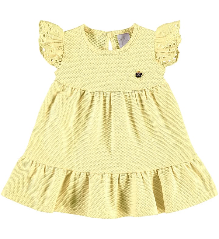 Vestido Amarelo Bebe Pulla Bulla Menina - 55512-4