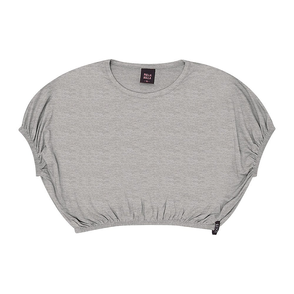 Blusa Juvenil Menina - Mescla Cinza - 48909-567