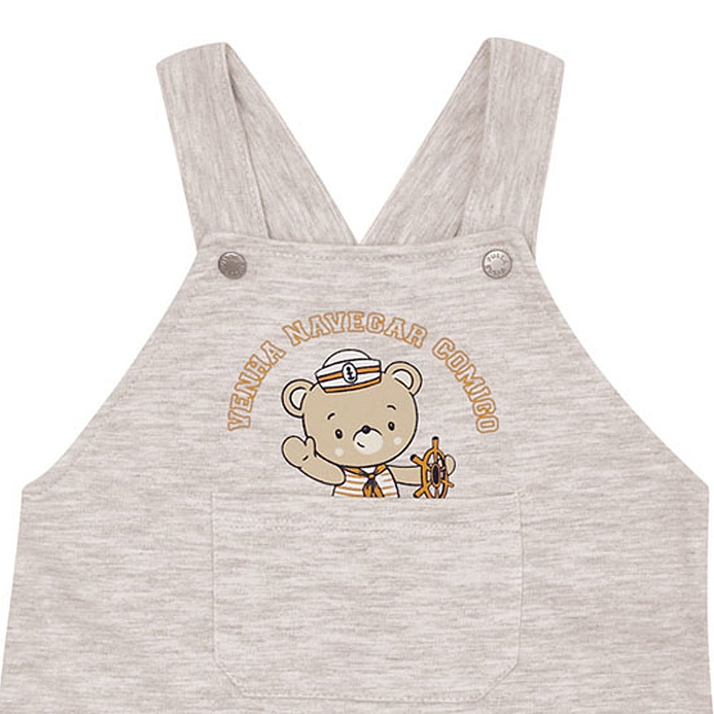Conjunto Bebê Menino - Listrado Marinho - 48662-56